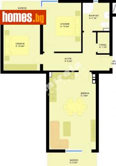 Тристаен, 105m² - Апартамент за продажба - 109584342