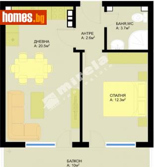 Двустаен, 69m² - Апартамент за продажба - 109584354