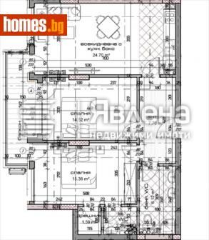 Тристаен, 110m² - Апартамент за продажба - 109584680