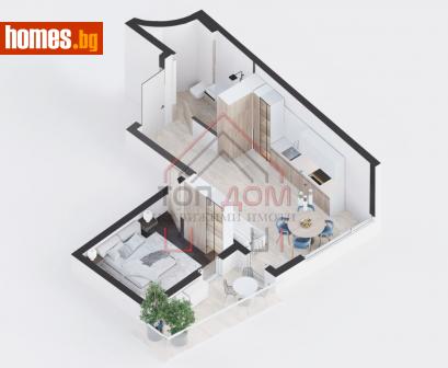 Двустаен, 61m² - Апартамент за продажба - 109594268