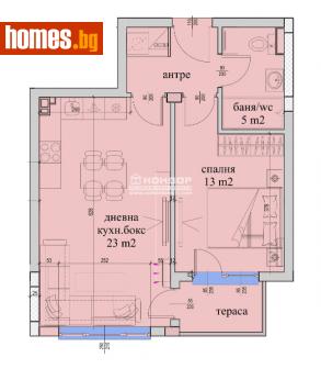 Двустаен, 67m² - Апартамент за продажба - 109628707