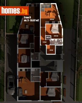Двустаен, 62m² - Апартамент за продажба - 109630095