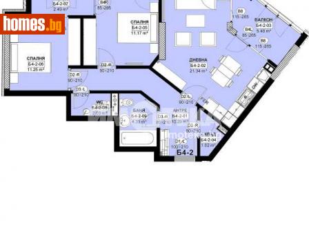 Тристаен, 109m² - Апартамент за продажба - 109644610