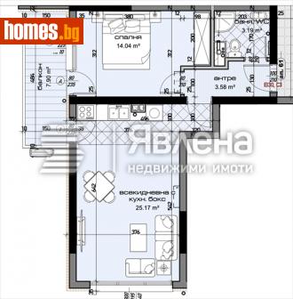 Двустаен, 78m² - Апартамент за продажба - 109663009