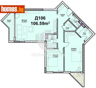 Тристаен, 127m² - Апартамент за продажба - 109670273