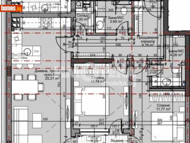 Тристаен, 100m² - Жк. Младост 4, София - Апартамент за продажба - ИМОТЕКА АД - 109696764