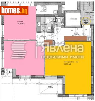 Тристаен, 96m² - Апартамент за продажба - 109711006
