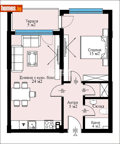 Двустаен, 71m² - Кв. Кършияка, Пловдив - Апартамент за продажба - КОНДОР НЕДВИЖИМИ ИМОТИ - 109711760