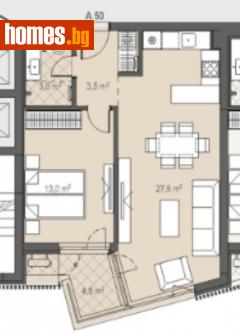 Двустаен, 70m² - Апартамент за продажба - 109712216