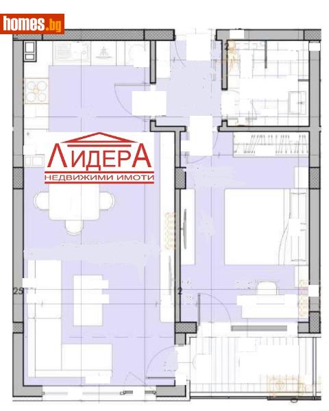Двустаен, 75m² - Жк Южен, Пловдив - Апартамент за продажба - ЛИДЕР А - 109713216