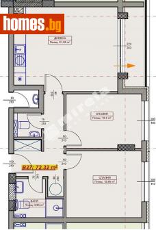 Тристаен, 86m² - Апартамент за продажба - 109723550