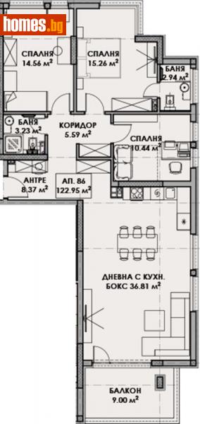 Четиристаен, 147m² - Кв. Малинова Долина, София - Апартамент за продажба - ДРИЙМ ВИЖЪН НЕДВИЖИМИ ИМОТИ - 109822227