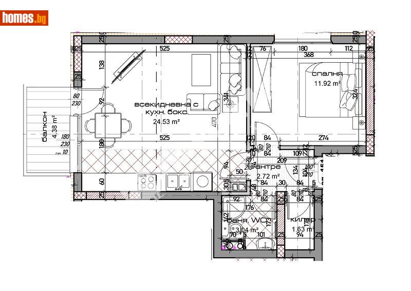 Двустаен, 69m² - Жк. Младост, Варна - Апартамент за продажба - МИРЕЛА - 109849208