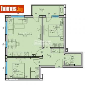 Двустаен, 100m² - Апартамент за продажба - 109864062