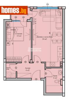 Двустаен, 74m² - Апартамент за продажба - 109864358