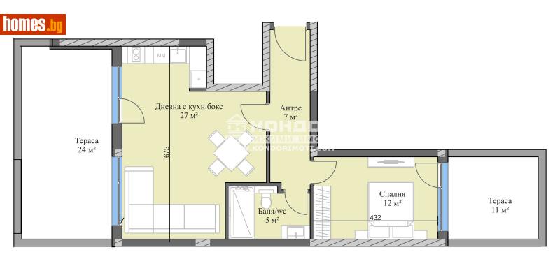 Двустаен, 113m² - Кв. Кършияка, Пловдив - Апартамент за продажба - КОНДОР НЕДВИЖИМИ ИМОТИ - 109894085