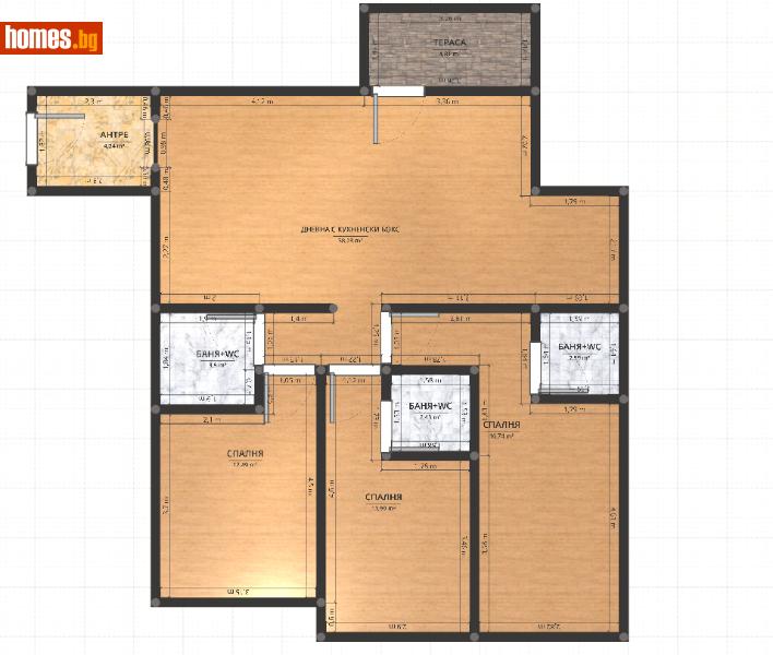 Четиристаен, 155m² - Кв. Манастирски Ливади, София - Апартамент за продажба - Calista Estate - 109894326