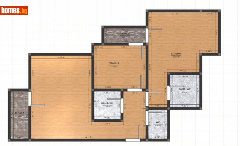 Тристаен, 139m² - Кв. Манастирски Ливади, София - Апартамент за продажба - Calista Estate - 109894327