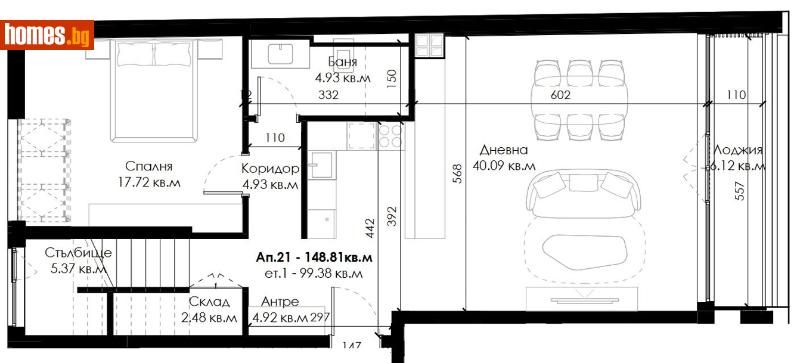 Мезонет, 174m² - Жк. Овча Купел 2, София - Апартамент за продажба - Титан Пропъртис - 109910014