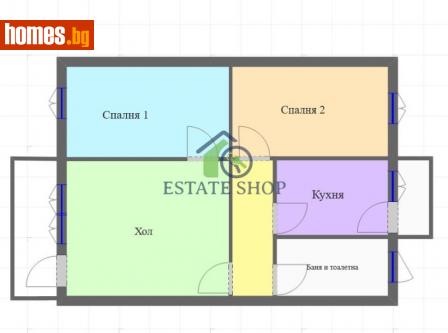 Тристаен, 83m² - Апартамент за продажба - 109926447