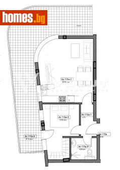 Тристаен, 118m² - Апартамент за продажба - 109942432