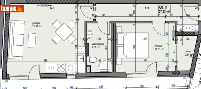 Двустаен, 66m² - Жк. Банишора, София - Апартамент за продажба - Calista Estate - 109968635