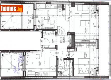 Тристаен, 124m² - Апартамент за продажба - 110029735