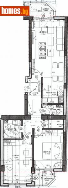 Тристаен, 121m² - София, София - град - Апартамент за продажба - МИРЕЛА - 110029736