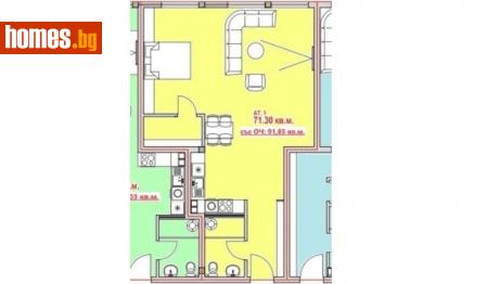 Едностаен, 91m² - Апартамент за продажба - 110046222