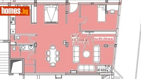 Тристаен, 156m² - Апартамент за продажба - 110046223
