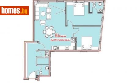 Тристаен, 128m² - Апартамент за продажба - 110046224
