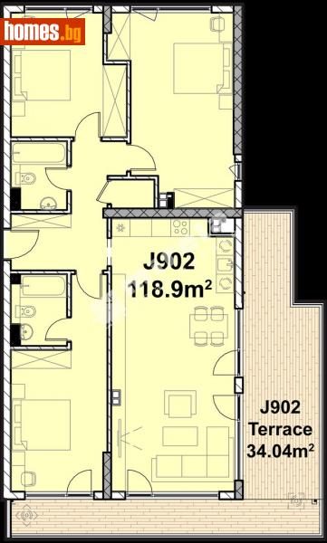 Четиристаен, 140m² - Жк. Полигона, София - Апартамент за продажба - МИРЕЛА - 110087481