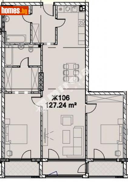 Тристаен, 150m² - Жк. Полигона, София - Апартамент за продажба - МИРЕЛА - 110087523