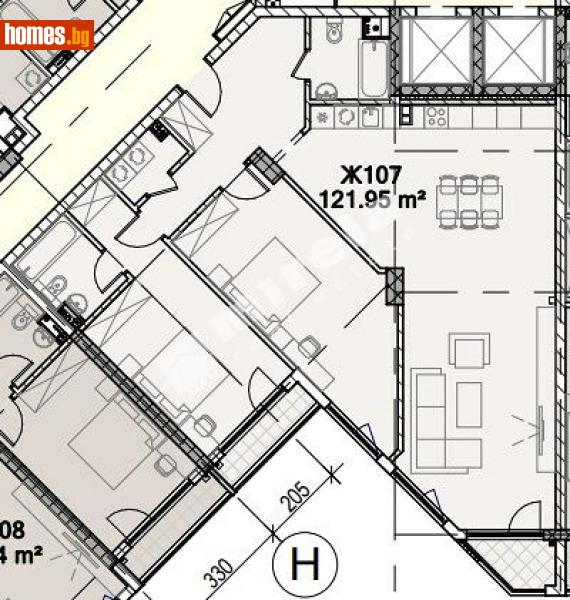 Тристаен, 144m² - Жк. Полигона, София - Апартамент за продажба - МИРЕЛА - 110087574