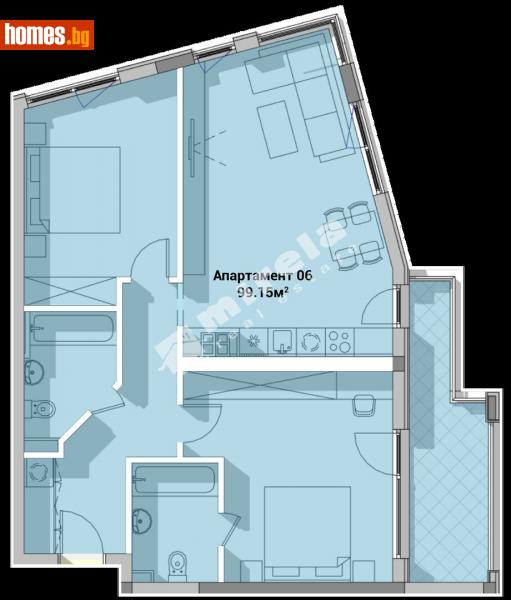 Тристаен, 115m² - Жк. Полигона, София - Апартамент за продажба - МИРЕЛА - 110102148