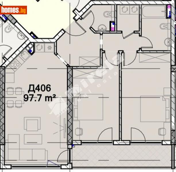 Тристаен, 116m² - Жк. Полигона, София - Апартамент за продажба - МИРЕЛА - 110102248