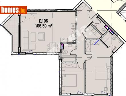 Тристаен, 127m² - Апартамент за продажба - 110102264