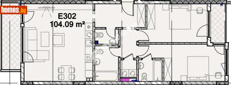 Тристаен, 127m² - Жк. Полигона, София - Апартамент за продажба - МИРЕЛА - 110102269