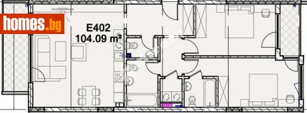 Тристаен, 127m² - Апартамент за продажба - 110102277