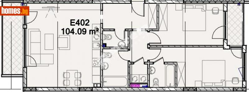 Тристаен, 127m² - Жк. Полигона, София - Апартамент за продажба - МИРЕЛА - 110102277