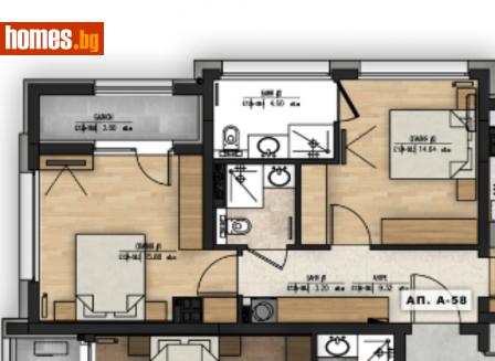Тристаен, 126m² - Апартамент за продажба - 110147947