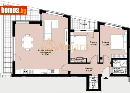 Тристаен, 129m² - Апартамент за продажба - 110159809