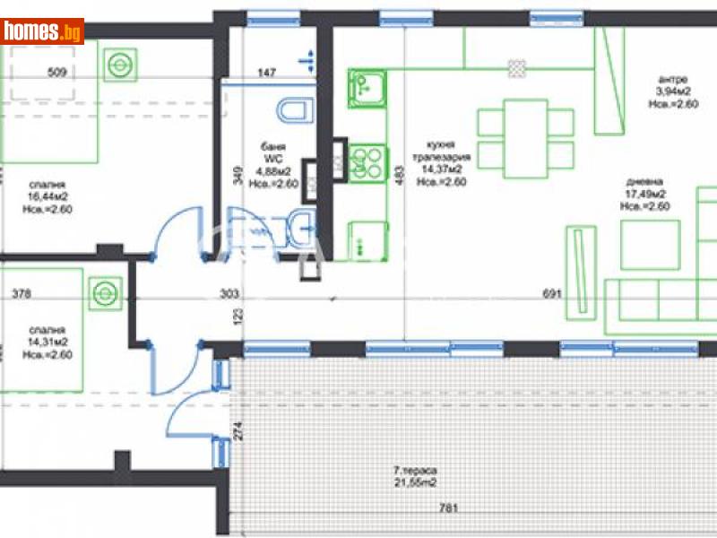 Тристаен, 123m² - Гр.Созопол, Бургас - Апартамент за продажба - АДРЕС НЕДВИЖИМИ ИМОТИ - 110164155