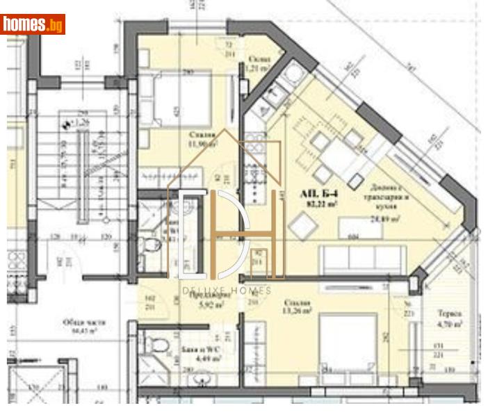 Тристаен, 93m² - Жк. Христо Смирненски, Пловдив - Апартамент за продажба - Deluxe Homes - 110165902
