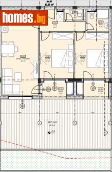 Тристаен, 99m² - Апартамент за продажба - 110168110