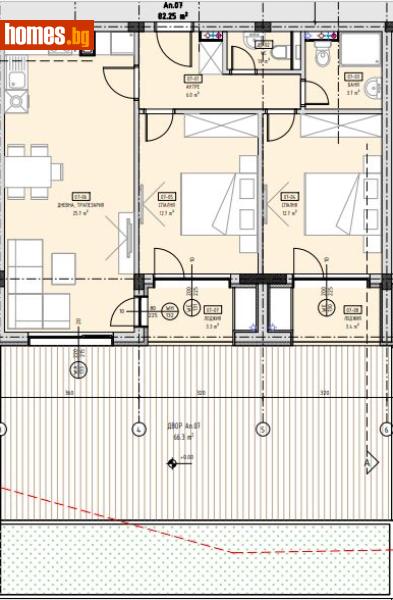 Тристаен, 99m² - Кв. Малинова Долина, София - Апартамент за продажба - Титан Пропъртис - 110168110