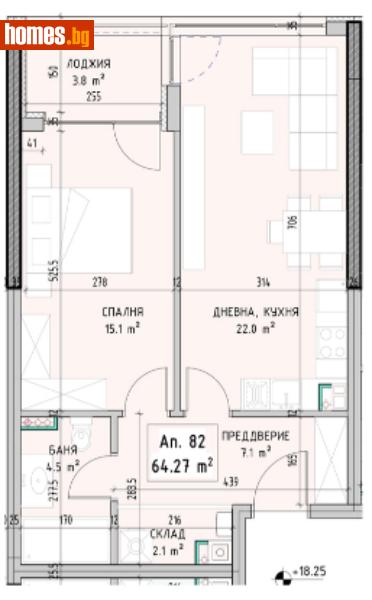 Двустаен, 75m² - Кв. Малинова Долина, София - Апартамент за продажба - Musalla - 110182393