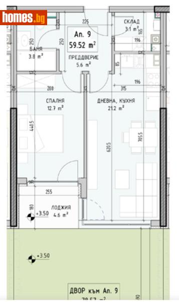 Двустаен, 148m² - Кв. Малинова Долина, София - Апартамент за продажба - Musalla - 110183094