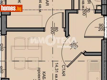 Двустаен, 38m² - Апартамент за продажба - 110197553