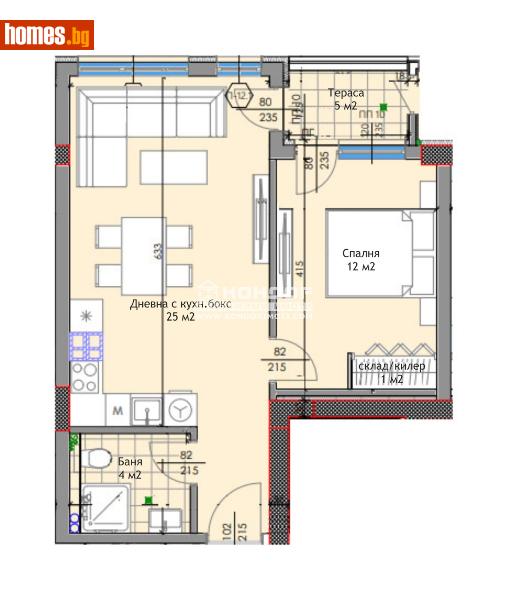 Двустаен, 63m² - Жк. Тракия, Пловдив - Апартамент за продажба - КОНДОР НЕДВИЖИМИ ИМОТИ - 110198946